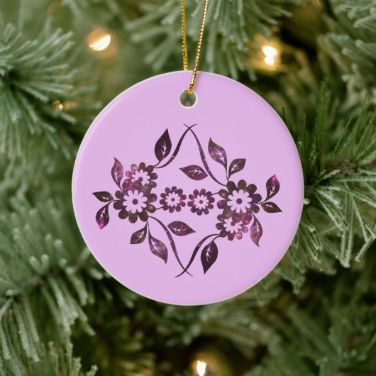 Blume Keramik Ornament (Baum)