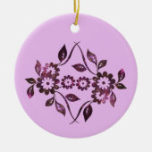 Blume Keramik Ornament (Vorne)
