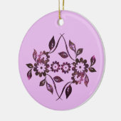 Blume Keramik Ornament (Links)