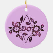 Blume Keramik Ornament (Hinten)