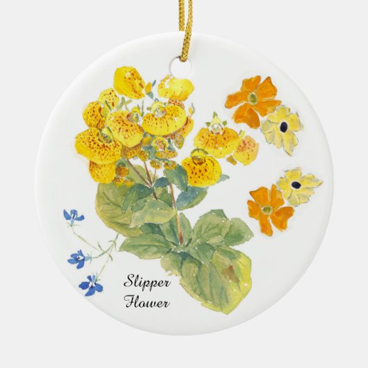 Blume Keramik Ornament (Vorne)