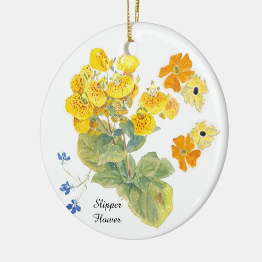 Blume Keramik Ornament (Links)