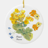 Blume Keramik Ornament (Hinten)