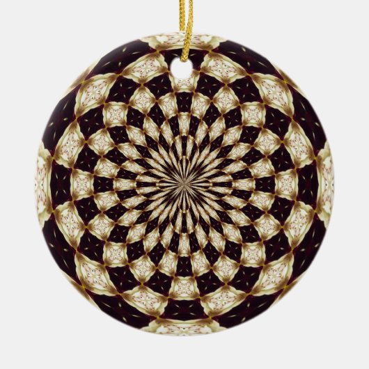 Blume Keramik Ornament (Vorne)