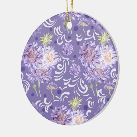 Blume Keramik Ornament (Links)