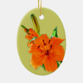 Blume Keramik Ornament (Hinten)