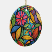Blume Keramik Ornament (Rechts)