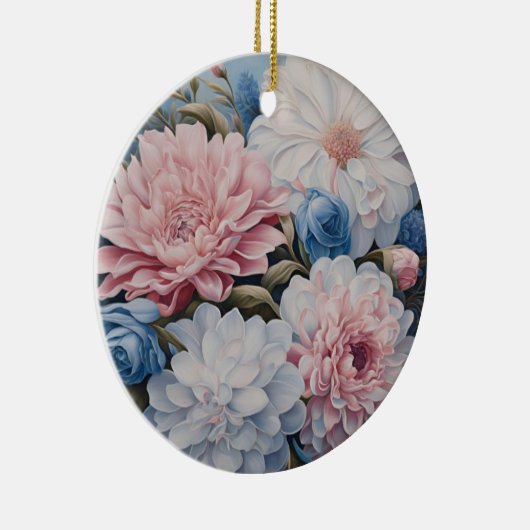 Blume Keramik Ornament (Rechts)