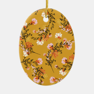 Blume Keramik Ornament
