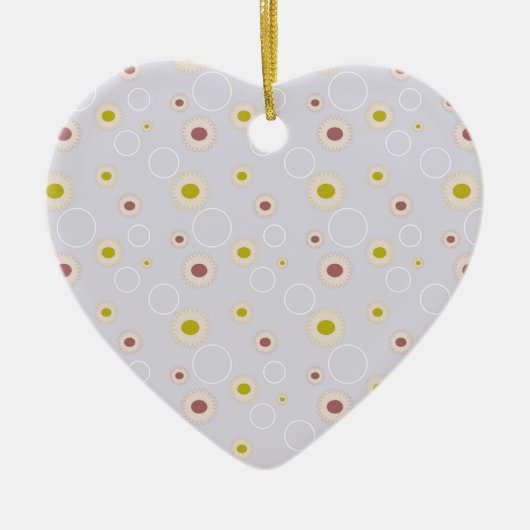 Blume Keramik Ornament (Vorne)