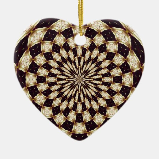 Blume Keramik Ornament (Vorne)
