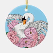 Blume Keramik Ornament (Vorne)