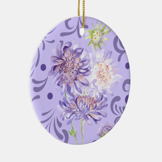 Blume Keramik Ornament (Rechts)