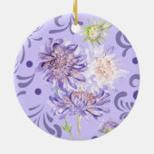 Blume Keramik Ornament (Hinten)