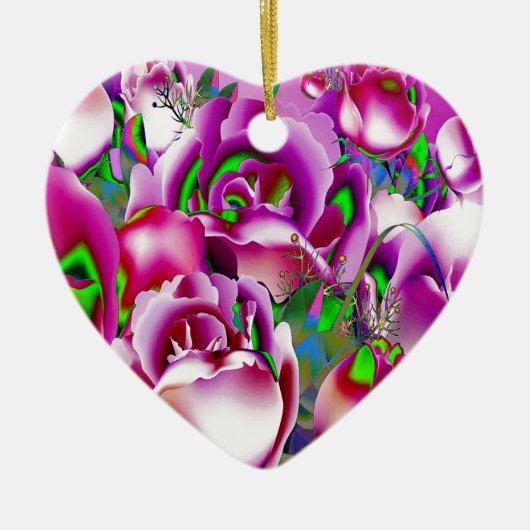 Blume Keramik Ornament (Vorne)