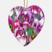 Blume Keramik Ornament (Links)