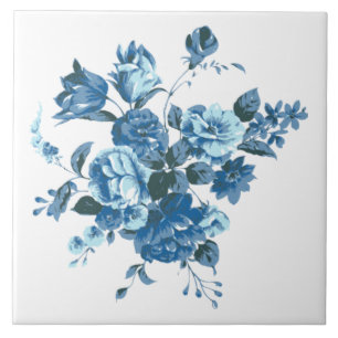 Blume Keramik Tile Vintag Fliese