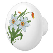 Blume Keramikknauf (Rechts)