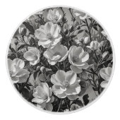 Blume Keramikknauf (Vorderseite)