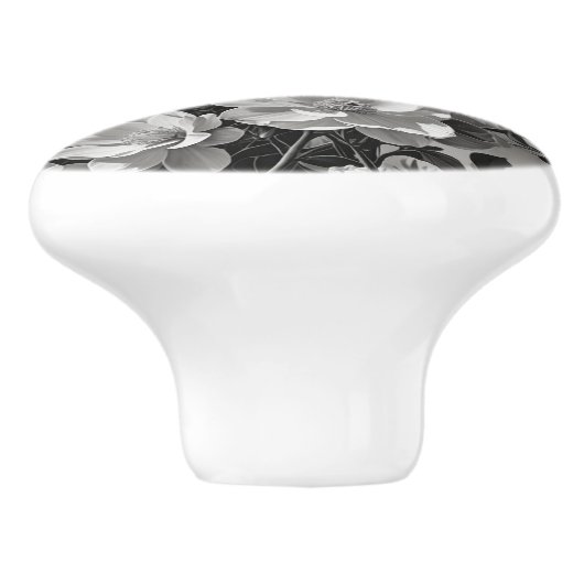 Blume Keramikknauf (Seitenansicht)