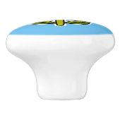 Blume Keramikknauf (Seitenansicht)