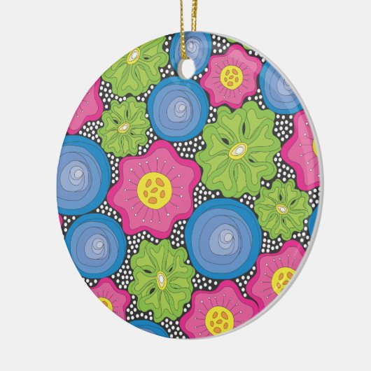 Blume Keramikornament (Links)