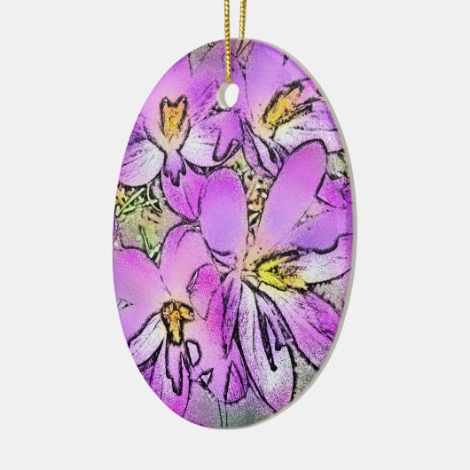 BLUME KERAMIKORNAMENT (Links)