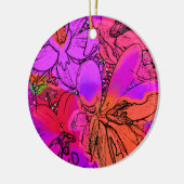 BLUME KERAMIKORNAMENT (Links)