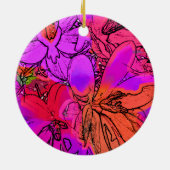 BLUME KERAMIKORNAMENT (Hinten)