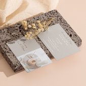 Blume, Kerze, Brush Wellness-Center & Wellness Bus Visitenkarte