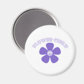 Blume Kind Magnet (Vorderseite/Rückseite)