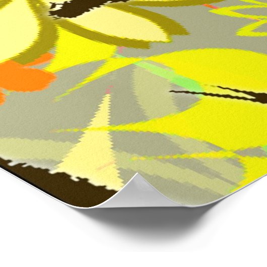 Blume Kind Poster (Ecke)