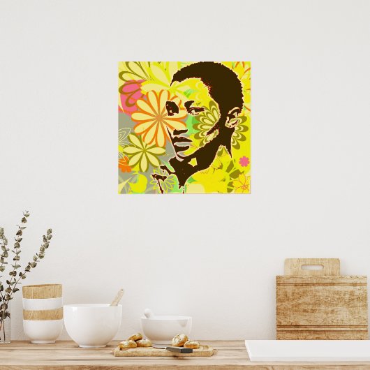 Blume Kind Poster (Küche)