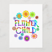 Blume KIND Postkarte (Vorderseite)