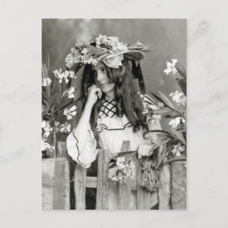 Blume Kind vor ihrer Zeit: 1902 Postkarte