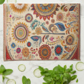 Blume Kinder Kunst, Dichtung und Musik Geschirrtuch (Gefaltet)