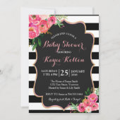 Blume Kinderdusche Einladung (Vorderseite)