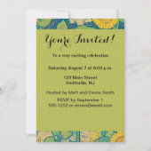 Blume Kinderfrau im Sonnenblumengarten Einladung (Vorderseite)