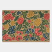 Blume Kinderfrau im Sonnenblumengarten Geschenkpapier Set (Vorderseite 3)