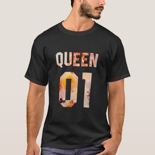 Blume King and Queen 01 T-Shirt (Vorderseite)