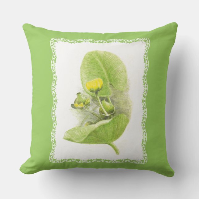 Blume Kissen (Vorderseite)