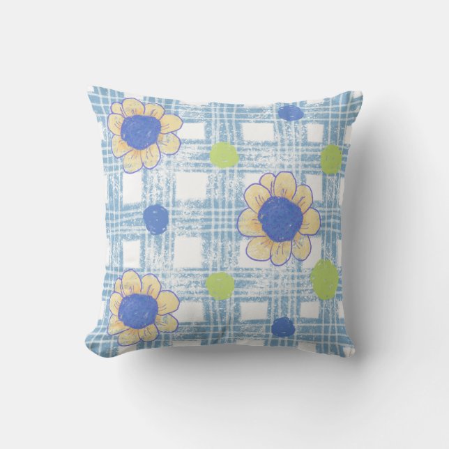 Blume Kissen (Vorderseite)