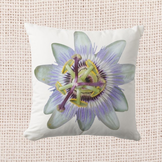Blume Kissen (Passion flower throw pillow)