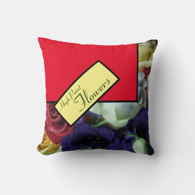 Blume Kissen (Vorderseite)