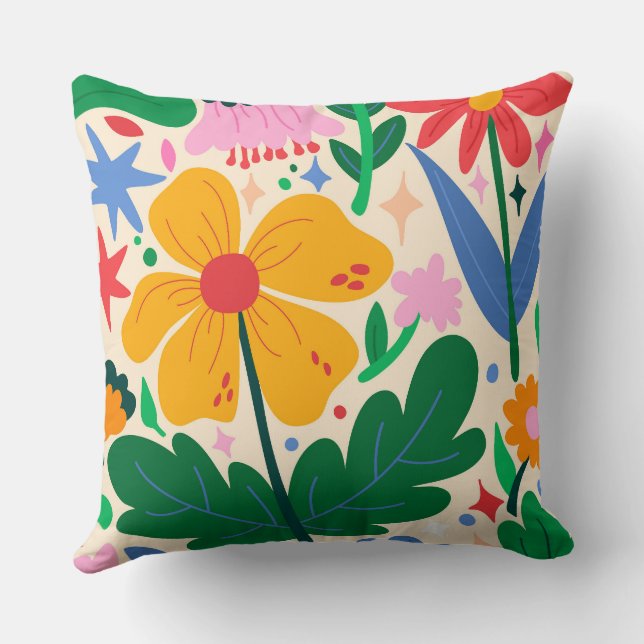 Blume Kissen (Rückseite)