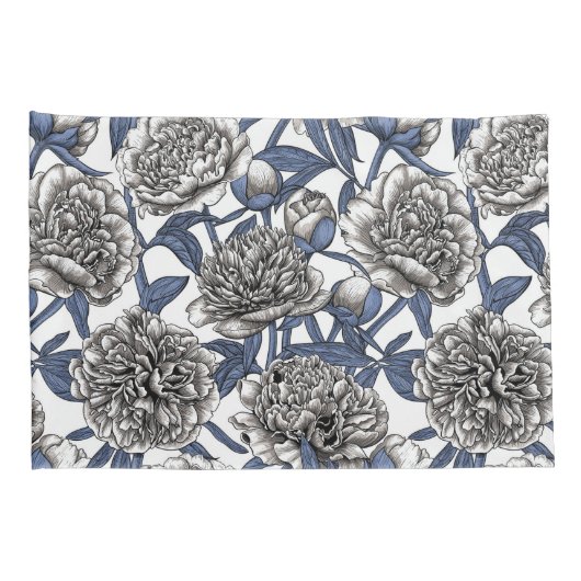 Blume Kissenbezug (Rückseite-Rechts)