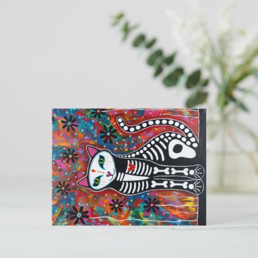 Blume Kitty Postkarte (Stehend Vorderseite)