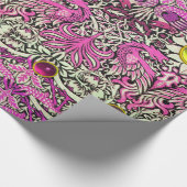 BLUME, KLEIDUNGEN, DRACHEN, GRIFFE, GELBSTÄTTE GESCHENKPAPIER (Ecke)