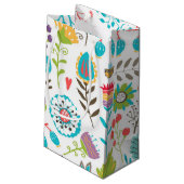 Blume Kleine Geschenktüte (Rückseite Schrägansicht)