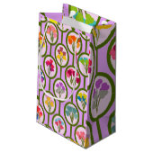 Blume Kleine Geschenktüte (Rückseite Schrägansicht)